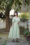 LATEST CHINON HANDWORK THREAD PLEATING ON FRONT AND PLAIN ALL OVER ONE PIECE CASUAL WEAR WHOLESALE PRICE ETHNIC GARMENT (11)
