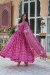 LATEST COTTON DIGITAL PRINTED GOWN BOTTOM WITH DUPATTA FESTIVE WEAR WHOLESALE PRICE ETHNIC GARMENT (9)