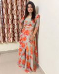 LATEST GEORGETTE DIGITAL PRINTED LEHENGA SAREE WITH ATTACHED DUPATTA STITCHED BLOUSE AND EMBROIDED WAIST BELT FESTIVE WEAR WHOLESALE PRICE ETHNIC GARMENT (2)