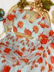 LATEST GEORGETTE DIGITAL PRINTED LEHENGA SAREE WITH ATTACHED DUPATTA STITCHED BLOUSE AND EMBROIDED WAIST BELT FESTIVE WEAR WHOLESALE PRICE ETHNIC GARMENT (2)