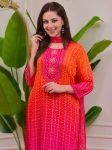 LATEST MUSLIN DIGITAL PRINTED TOP BOTTOM WITH DUPATTA FESTIVE WEAR WHOLESALE PRICE ETHNIC GARMENT (2)