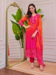 LATEST MUSLIN DIGITAL PRINTED TOP BOTTOM WITH DUPATTA FESTIVE WEAR WHOLESALE PRICE ETHNIC GARMENT (2)