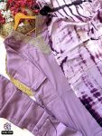 MOST PICKED MAGIC SLUB EMBROIDERY WORK TOP BOTTOM WITH DUPATTA PARTY WEAR WHOLESALE PRICE ETHNIC GARMENT (8)