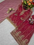 MOST PICKED TWILL NET EMBROIDERY SEQUENCE WORK TOP PALAZZO WITH DUPATTA PARTY WEAR WHOLESALE PRICE ETHNIC GARMENT (4)