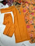 MOST PICKED VISCOSE BLEND EMBROIDERY WORK TOP BOTTOM WITH PRINTED DUPATTA PARTY WEAR WHOLESALE PRICE ETHNIC GARMENT (5)