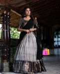 NEW ARRIVAL CHENILLE DIGITAL PRINT WITH JACQUARD LEHENGA CHOLI WITH DUPATTA FESTIVE WEAR WHOLESALE PRICE ETHNIC GARMENT (4)