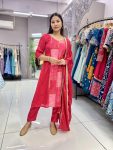 NEW ARRIVAL CHINON SILK DIGITAL PRINTED WITH SEQUENCE WORK TOP BOTTOM WITH DUPATTA FESTIVE WEAR WHOLESALE PRICE ETHNIC GARMENT (12)