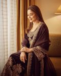 NEW ARRIVAL CHINON SILK EMBROIDERY SEQUENCE WORK TOP BOTTOM WITH DUPATTA FESTIVE WEAR WHOLESALE PRICE ETHNIC GARMENT (2)