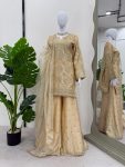 NEW ARRIVAL CHINON SILK THREAD WITH SEQUENCE WORK TOP PALAZZO WITH DUPATTA FESTIVE WEAR WHOLESALE PRICE ETHNIC GARMENT (4)