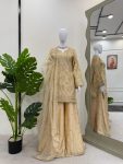 NEW ARRIVAL CHINON SILK THREAD WITH SEQUENCE WORK TOP PALAZZO WITH DUPATTA FESTIVE WEAR WHOLESALE PRICE ETHNIC GARMENT (4)