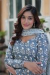 NEW ARRIVAL COTTON DIGITAL PRINTED GOWN BOTTOM WITH DUPATTA FESTIVE WEAR WHOLESALE PRICE ETHNIC GARMENT (11)