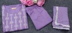 NEW ARRIVAL COTTON EMBROIDERY SEQUENCE WORK TOP BOTTOM WITH DUPATTA FESTIVE WEAR WHOLESALE PRICE ETHNIC GARMENT (4)