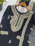 NEW ARRIVAL GEORGETTE EMBROIDERY SEQUENCE WORK TOP PALAZZO WITH DUPATTA FESTIVE WEAR WHOLESALE PRICE ETHNIC GARMENT (3)