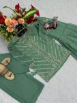NEW ARRIVAL GEORGETTE EMBROIDERY SEQUENCE WORK TOP SHARARA WITH DUPATTA FESTIVE WEAR WHOLESALE PRICE ETHNIC GARMENT (8)