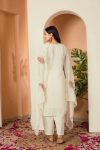 NEW ARRIVAL GEORGETTE EMBROIDERY THREAD AND SEQUENCE WORK TOP BOTTOM WITH DUPATTA FESTIVE WEAR WHOLESALE PRICE ETHNIC GARMENT (4)