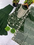 NEW ARRIVAL GEORGETTE EMBROIDERY WORK TOP SHARARA WITH DUPATTA PARTY WEAR WHOLESALE PRICE ETHNIC GARMENT (10)