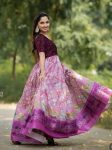 NEW ARRIVAL JACQUARD WEAVING EMBROIDERY WORK GOWN WITH DUPATTA FESTIVE WEAR WHOLESALE PRICE ETHNIC GARMENT (4)