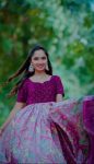 NEW ARRIVAL JACQUARD WEAVING EMBROIDERY WORK GOWN WITH DUPATTA FESTIVE WEAR WHOLESALE PRICE ETHNIC GARMENT (4)