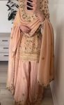 NEW ARRIVAL JALPARI COTTON EMBROIDERY SEQUENCE WORK TOP PALAZZO WITH DUPATTA FESTIVE WEAR WHOLESALE PRICE ETHNIC GARMENT (4)