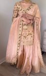 NEW ARRIVAL JALPARI COTTON EMBROIDERY SEQUENCE WORK TOP PALAZZO WITH DUPATTA FESTIVE WEAR WHOLESALE PRICE ETHNIC GARMENT (4)
