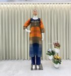 NEW ARRIVAL LINEN MULTI COLOR CHECK PRINTED TOP PANT SET CASUAL WEAR WHOLESALE PRICE ETHNIC GARMENT (3)