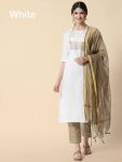 NEW ARRIVAL MAGIC COTTON EMBROIDERY ZARI AND SEQUENCE WORK TOP BOTTOM DUPATTA FESTIVE WEAR WHOLESALE PRICE ETHNIC GARMENT (6)