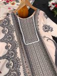 NEW ARRIVAL MUSLIN COTTON DIGITAL PRINT WITH REAL MIRROR HANDWORK AND STONE WORK TOP BOTTOM WITH DUPATTA FESTIVE WEAR WHOLESALE PRICE ETHNIC GARMENT (5)