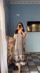 NEW ARRIVAL MUSLIN COTTON DIGITAL PRINT WITH REAL MIRROR HANDWORK AND STONE WORK TOP BOTTOM WITH DUPATTA FESTIVE WEAR WHOLESALE PRICE ETHNIC GARMENT (5)