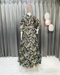NEW ARRIVAL MUSLIN COTTON FLORAL DIGITAL PRINT AND REAL MIRROR WORK GOWN WITH WASIT BELT FESTIVE WEAR WHOLESALE PRICE ETHNIC GARMENT (5)