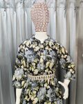 NEW ARRIVAL MUSLIN COTTON FLORAL DIGITAL PRINT AND REAL MIRROR WORK GOWN WITH WASIT BELT FESTIVE WEAR WHOLESALE PRICE ETHNIC GARMENT (5)