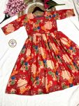 NEW ARRIVAL MUSLIN COTTON PRINTED TOP BOTTOM WITH DUPATTA FESTIVE WEAR WHOLESALE PRICE ETHNIC GARMENT (2)