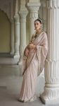NEW ARRIVAL PLATINUM CRUSH ZARI DORI AND THREAD EMBROIDRY WIRH REAL MIRROR WORK SAREE WITH UNSTITCHED BLOUSE PARTY WEAR WHOLESALE PRICE ETHNIC GARMENT (27)