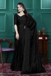 NEW ARRIVAL RANGOLI SILK EMBROIDERY MULTI SEQUENCE CUT WORK READY TO WEAR SAREE WITH UNSTITCHED BLOUSE PARTY WEAR WHOLESALE PRICE ETHNIC GARMENT (10)