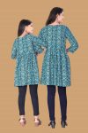 NEW ARRIVAL RAYON PRINTED KURTI MOTHER DAUGHTER COMBO CASUAL WEAR WHOLESALE PRICE ETHNIC GARMENT (4)