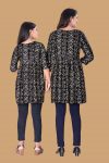 NEW ARRIVAL RAYON PRINTED KURTI MOTHER DAUGHTER COMBO CASUAL WEAR WHOLESALE PRICE ETHNIC GARMENT (5)