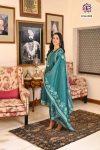NEW ARRIVAL RAYON SLUB PRINTED EMBROIDERY WORK TOP BOTTOM WITH DUPATTA PARTY WEAR WHOLESALE PRICE ETHNIC GARMENT (5)