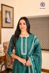 NEW ARRIVAL RAYON SLUB PRINTED EMBROIDERY WORK TOP BOTTOM WITH DUPATTA PARTY WEAR WHOLESALE PRICE ETHNIC GARMENT (5)