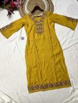 NEW ARRIVAL ROMAN SILK EMBROIDERY WORK TOP BOTTOM WITH DUPATTA PARTY WEAR WHOLESALE PRICE ETHNIC GARMENT (4)