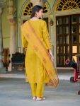 NEW ARRIVAL ROMAN SILK EMBROIDERY WORK TOP BOTTOM WITH DUPATTA PARTY WEAR WHOLESALE PRICE ETHNIC GARMENT (4)