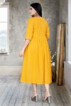 NEW ARRIVAL SLUB RAYON EMBROIDERY WORK ONLY KURTI WHOLESALE PRICE ETHNIC GARMENT (11)