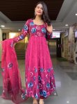 NEW ARRIVAL TABBY DIGITAL PRINTED GOWN BOTTOM WITH DUPATTA FESTIVE WEAR WHOLESALE PRICE ETHNIC GARMENT (3)