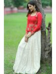 RICH LOOK CHINON THREAD SEQUENCE WORK TOP WITH JACQUARD WORK LEHENGA PARTY WEAR WHOLESALE PRICE ETHNIC GARMENT (12)