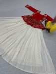RICH LOOK CHINON THREAD SEQUENCE WORK TOP WITH JACQUARD WORK LEHENGA PARTY WEAR WHOLESALE PRICE ETHNIC GARMENT (12)