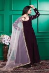 RICH LOOK FAUX GEORGETTE EMBROIDERY WORK ANARKALI GOWN FESTIVE WEAR WHOLESALE PRICE ETHNIC GARMENT (9)