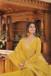 RICH LOOK GEORGETTE EMBROIDERY WORK GOWN WITH DUPATTA FESTIVE WEAR WHOLESALE PRICE ETHNIC GARMENT (7)