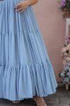 RICH LOOK GEORGETTE FLORAL PRINT WORK GOWN FESTIVE WEAR WHOLESALE PRICE ETHNIC GARMENT (4)