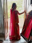 RICH LOOK PRINT WITH CHINON SEQUANCE EMBROIDERY WORK TOP SHARARA WITH DUPATTA FESTIVE WEAR WHOLESALE PRICE ETHNIC GARMENT (2)