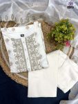 RICH LOOK VISCOSE RAYON JACQUARD EMBROIDERY WORK TOP BOTTOM WITH DUPATTA PARTY WEAR WHOLESALE PRICE ETHNIC GARMENT (9)
