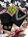 RICH LOOK VISCOSE SILK EMBROIDERY WORK TOP BOTTOM WITH DUPATTA FESTIVE WEAR WHOLESALE PRICE ETHNIC GARMENT (2)