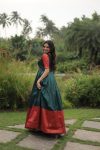 TRADITIONAL BANARASI JACQUARD SILK WEAVING WORK ONLY GOWN PARTY WEAR WHOLESALE PRICE ETHNIC GARMENT (1)